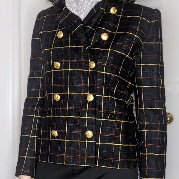 Vintage plaid fall jacket - Picture 1 of 3